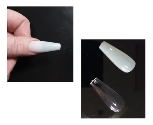 100 Uñas Postizas Entera Ballerina 2 Pegamentos Gotero Ydnis