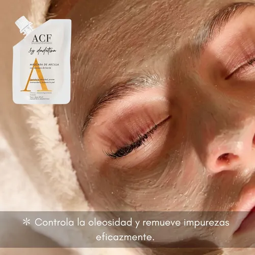Mascara Arcilla Karite Anti Oleo Luminosidad Dadatina Acf 30