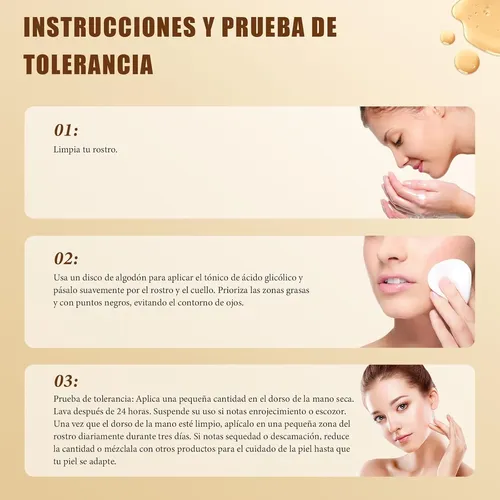 240 Ml De Ácido Glicólico Al 7% Tonifica, Exfolia Y J