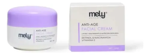 Crema Facial Mely Anti-age 30+ 50ml Retinol Niacinamida