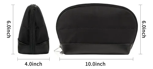 Neceser De Maquillaje Ethereal Gran Capacidad Nylon Negro
