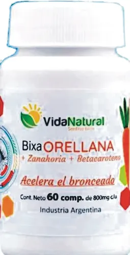 Bixa Orellana/autobronceante/protector De La Piel/vitamina E