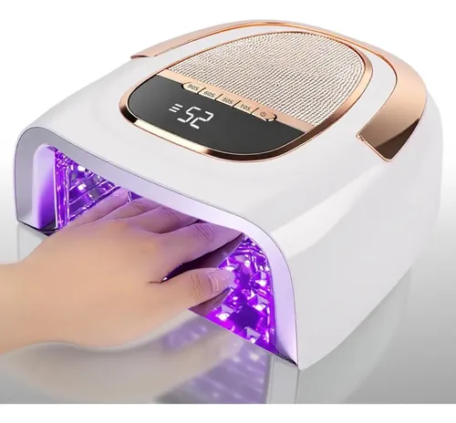 Lámpara Uñas Profesional Uv/led Recargable 96w Metal