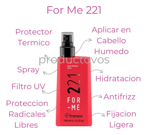 Protector Termico Calor Hidratacion 221 For Me Framesi