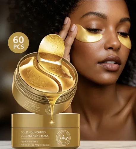 Mascarilla Parche Ojeras Oro 24k Hidratante Colageno 60u.