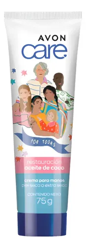 Crema Manos Avon Aceite De Coco 75g Coco