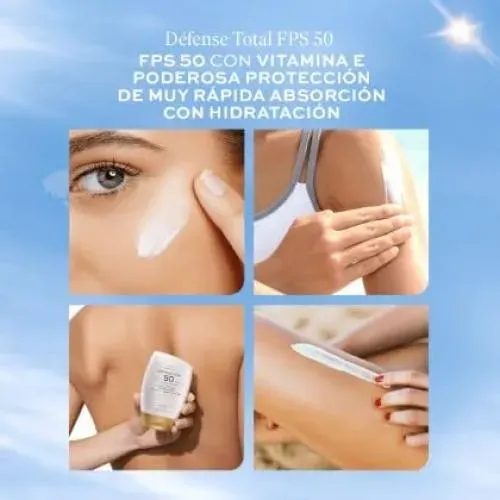 Protector Solar Spf 50 L’bel 80 Ml Crema Rostro Y Cuerpo