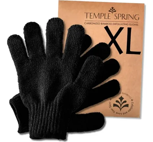 Guantes Exfoliantes Temple Spring Xl Para Piel Suave Y