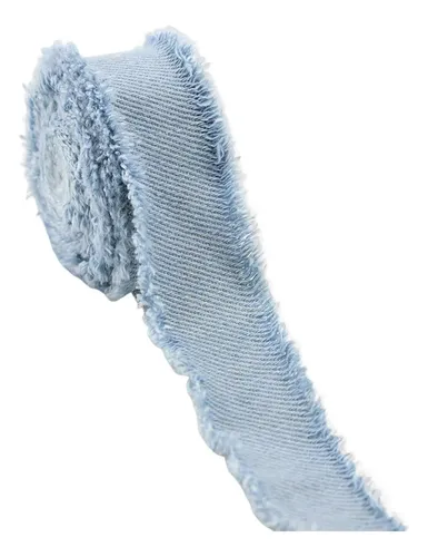 Cinta Para Coser, Adornos Artesanales Azul Claro
