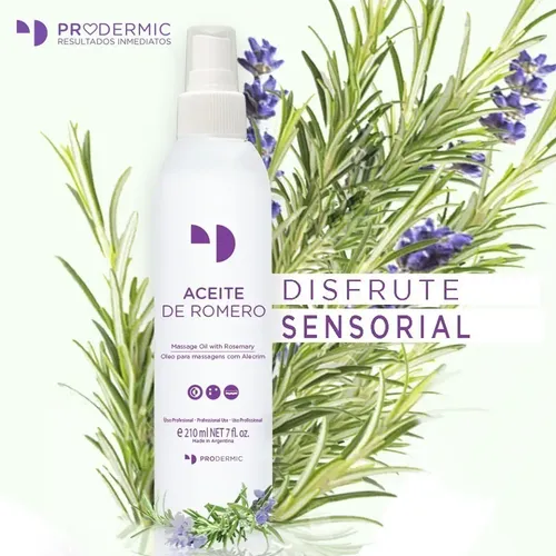 Aceite Prodermic con Romero para Masajes Descontracturantes de 210 mL