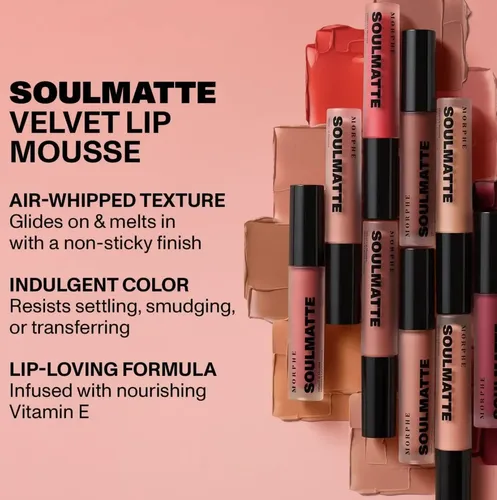 Morphe Soulmatte Lip Velvet Honey Tono Marron Labial