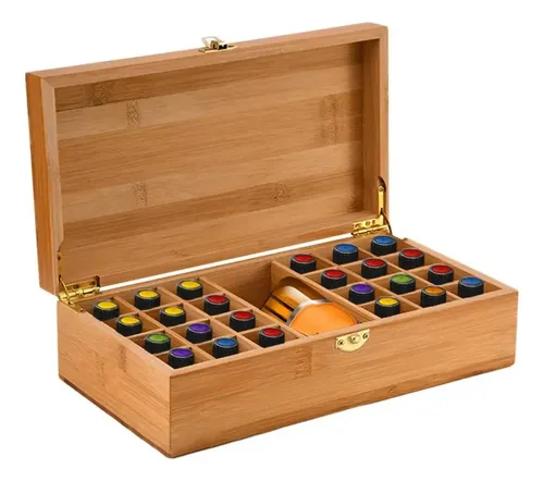 Caja De Almacenamiento De 25 Rejillas Para Aceites H