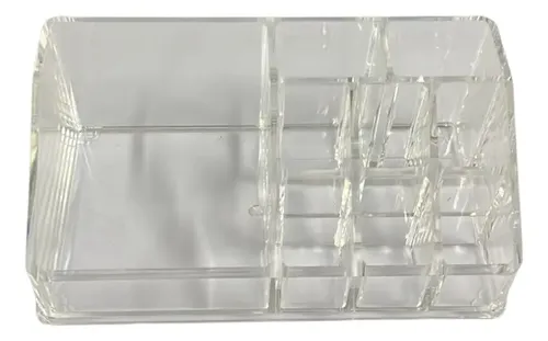 Organizador Acrílico Transparente Maquillaje Cosméticos Benabi 9 Compartimentos