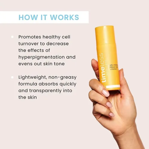 Suero Timeless Vitamina C y Ácido Ferúlico para Todo Tipo de Piel 50 mL