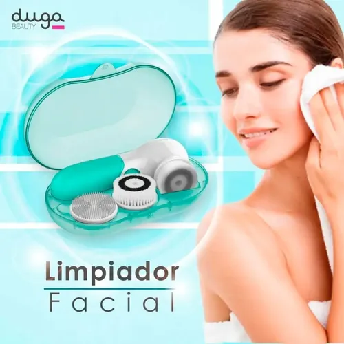 Cepillo Eléctrico Masajeador Facial 3 En 1 A Pilas