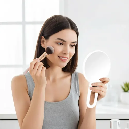 Espejo Con Aumento De 50x, Espejo De Maquillaje Con Aumento