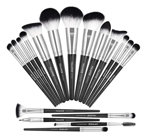 18 Piezas Brochas Set De Brochas Maquillaje Profesional Colo