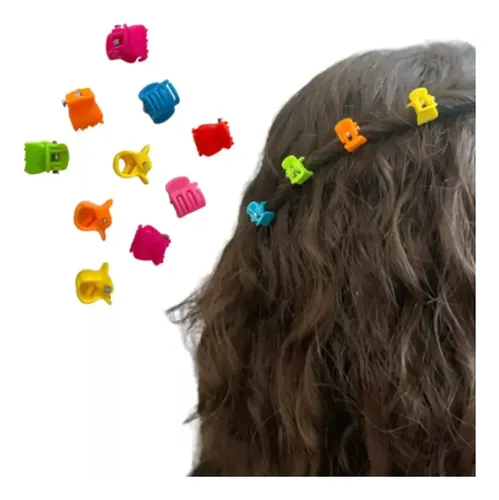 Pack 100 Hebillas Broches Mini Brochecitos Para El Pelo
