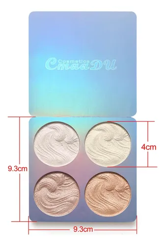 Iluminador Facial En Polvo Brillante Paleta De Maquiagem