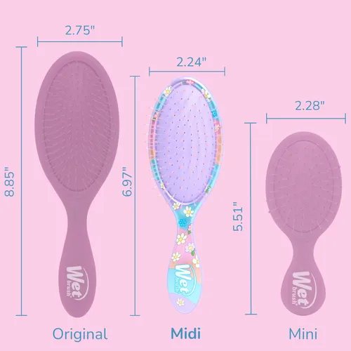 Cepillo Para Cabello Wet Brush Bluey & Bingo Kids Midi Morad