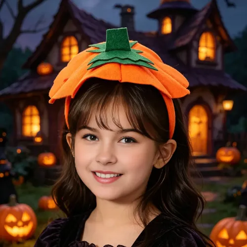 Diadema De Halloween Con Forma De Calabaza Para Niños