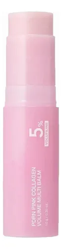 Bálsamo Múltiple Volumen De Colágeno Rosa, Labios Y Cuello,