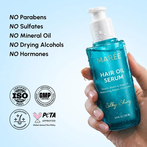 Aceite Capilar Maree Argán Keratina 2x100ml Antifrizz