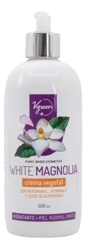 Crema Vegetal White Magnola Hidratante Vgreen 500cc