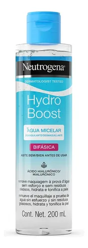 Agua Micelar Bifásica Neutrogena Hydro Boost X 200 Ml.