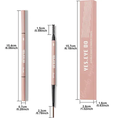 Lápiz Para Cejas Gris Claro Kusaki Mist