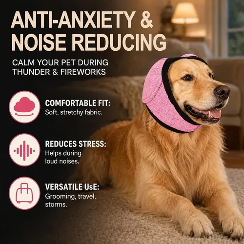 Orejeras Para Perro Anti Ruido Secado Baño Ansiedad /e