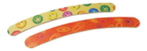 Lima Uñas Banana Curva Estampada Manicura X 1 U