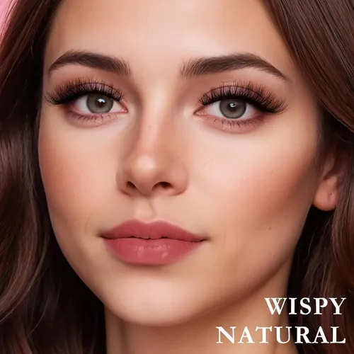 Pestañas Postizas Wispy Cat Eye Qunety 8-14 Mm 14 Pares