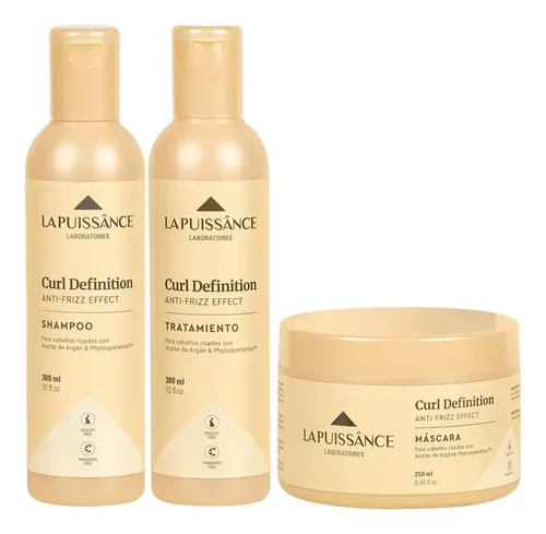 La Puissance Kit Linea Curly Shampoo Acondicionador Mascara