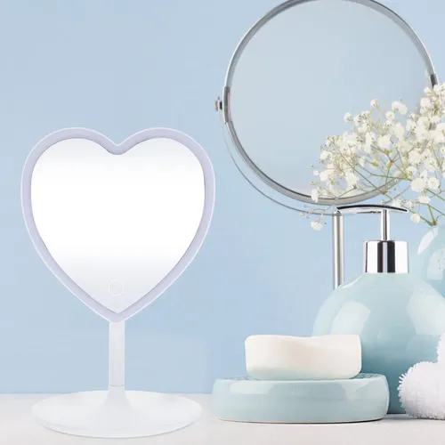 Práctico Escritorio For Modelar Corazones Con Espejo Led M