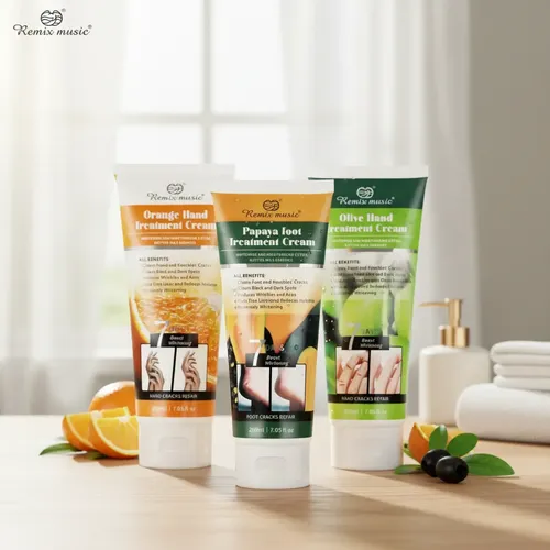 Crema Manos Pies Exfoliante Aceite De Oliva Cuidado De La L