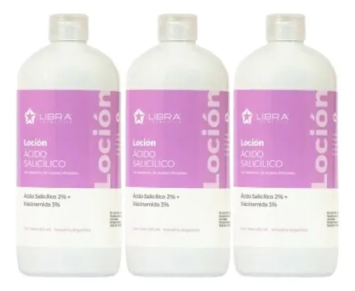 3 Locion Con Acido Salicilico + B3 500gr. – Libra Cosmetica Momento De Aplicación Día/noche Tipo De Piel Grasa
