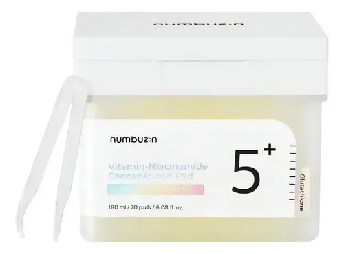 Numbuzin No.5+ Glutathione Vitamin Concentrated Toner Pads