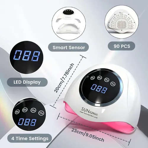 Lámpara Uv Led Profesional 500w Beenle New-x19 Para Uñas
