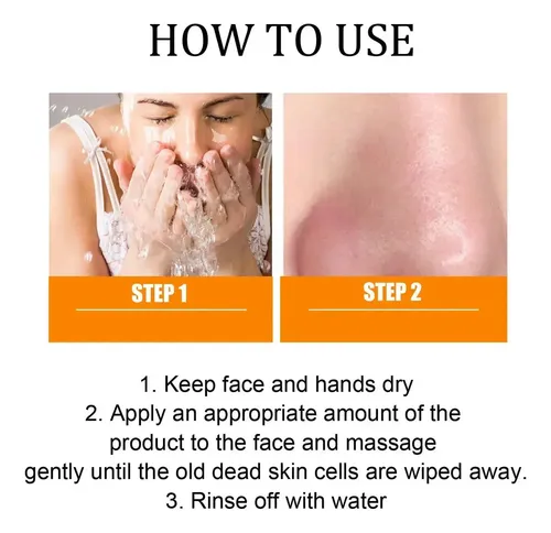 Gel Exfoliante Facial Natural De Naranja Sdfs Werw Cleans Gh