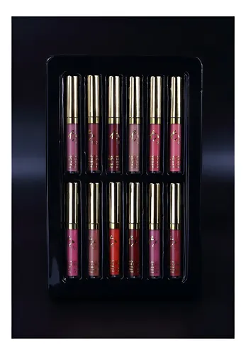 Set Lipgloss Color Matte Gloss Caja De Regalo Matte &te