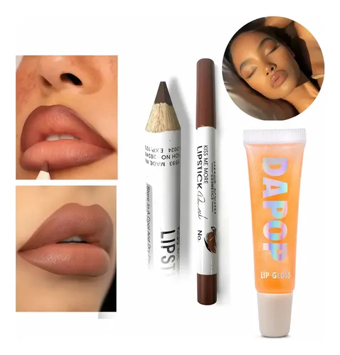 Lip Combo Lipliner Delineador Labios + Gloss Brillo Labial