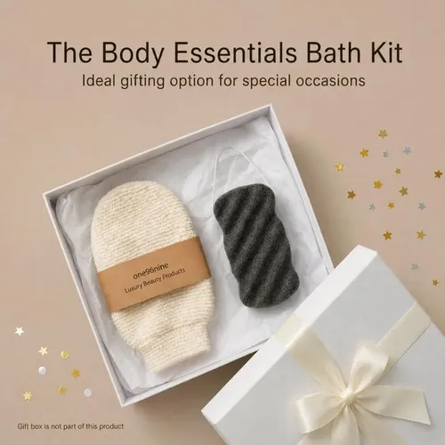 Set Exfoliante Coreano De Cáñamo Y Konjac Para Cuerpo