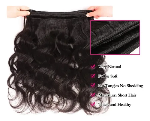 Hair Bundles Adigrace Body Wave, Cabello Humano 100% Virgen