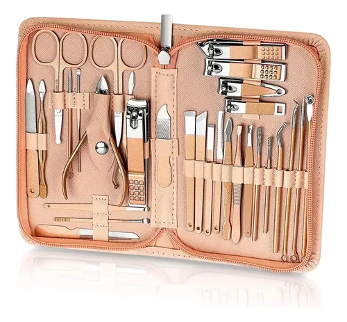 Set 30 Piezas Kit De Manicura Y Pedicura Profesional