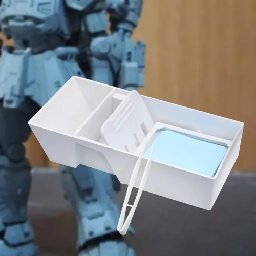 La Paleta Húmeda Mantiene La Pintura Húmeda. Caja De Pasta