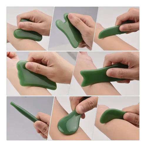 Herramienta De Masaje Jade Guasha Para El Cuidado De La Piel