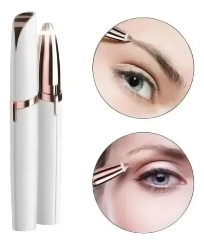 Depiladora Inalámbrica Flawlbss Cejas Portátil Recargable Blanca
