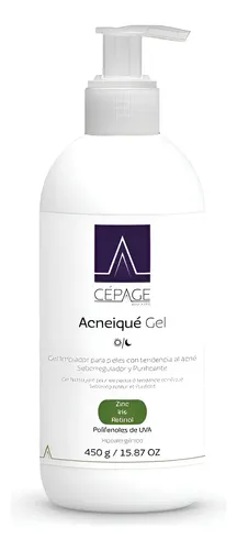 Cepage Acneique Gel De Limpieza Para Pieles Grasas 450g