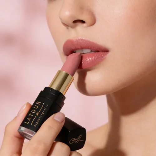 Andre Latour Labial Velvet Hipoalergénico Color Nude Rosado